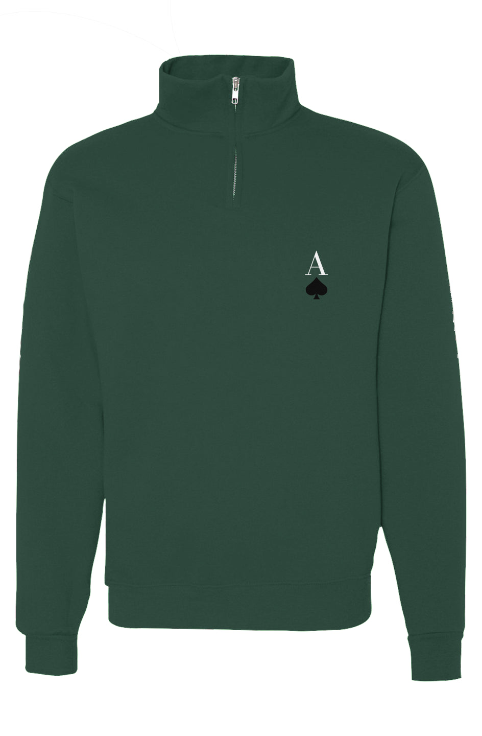 Quarter Zip pullover sweatshirt - Ace of Spades