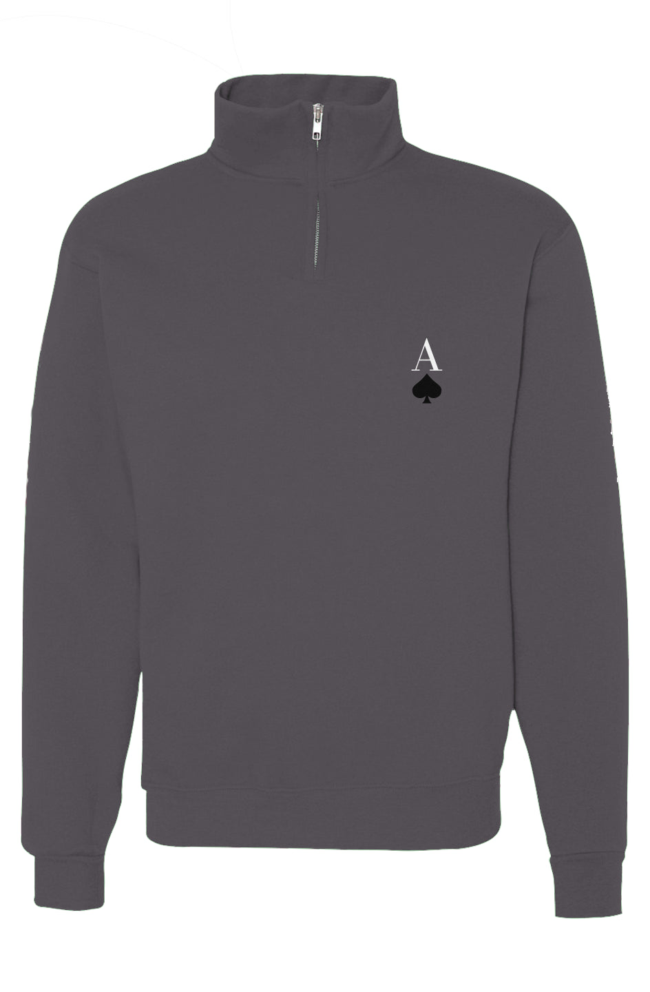 Quarter Zip pullover sweatshirt - Ace of Spades