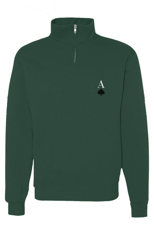 Quarter Zip pullover sweatshirt - Ace of Spades